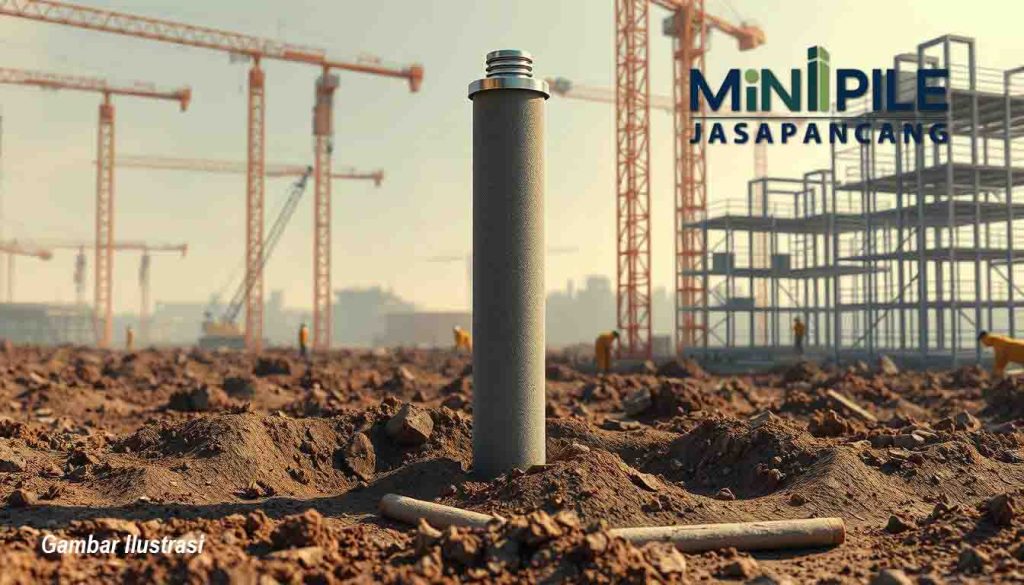 Persiapan Pemasangan Mini Pile